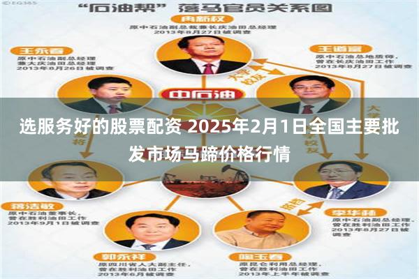选服务好的股票配资 2025年2月1日全国主要批发市场马蹄价格行情