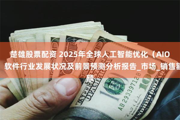 楚雄股票配资 2025年全球人工智能优化(AIO)软件行业发展状况及前景预测分析报告_市场_销售额