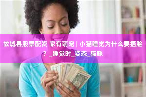 故城县股票配资 家有萌宠 | 小猫睡觉为什么要捂脸？_睡觉时_姿态_猫咪