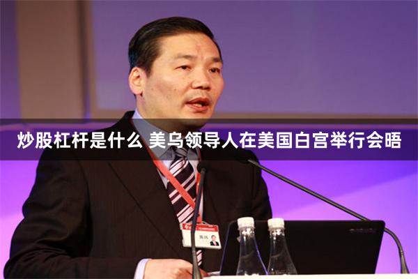 炒股杠杆是什么 美乌领导人在美国白宫举行会晤